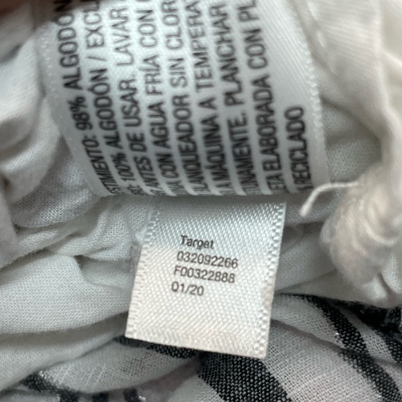 Cat & Jack Striped Kids Dress with Pink Accents Size: M (8) - Picture 4 of 10